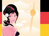 Cute woman country series - Germany 