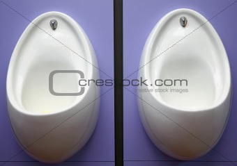 Public toilet with urinals
