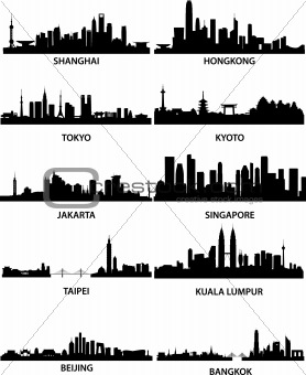 asian cities skylines