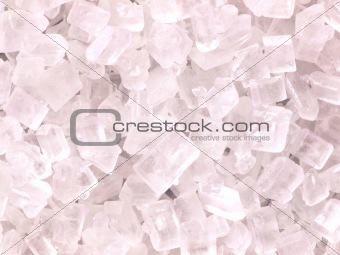 white sugar crystals