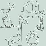 Animal doodles