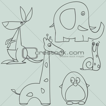 Animal doodles