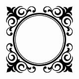 circle ornamental decorative frame