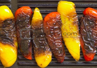 grilled bell peppers