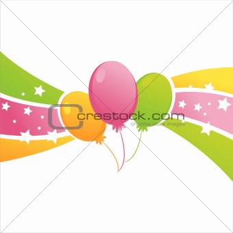 birthday balloons background