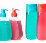 liquid soap, gel, shampoo