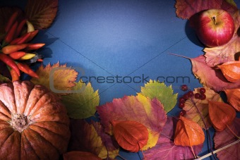 Autumn harvest frame
