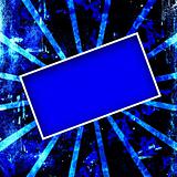 Blue Grunge Frame