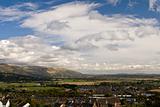Stirling under a cloudy sky