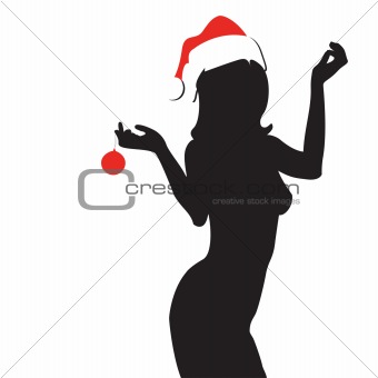 Sexy Christmas woman