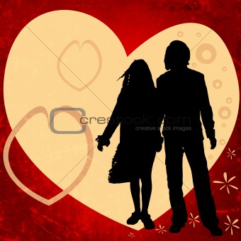 couple, valentine design