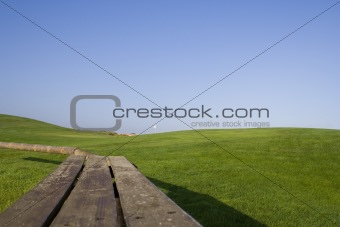 Golf bench
