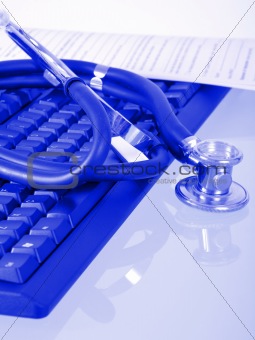 Medical equiupment and keyboard