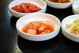 Bowls of kimchi
