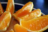 Sliced oranges