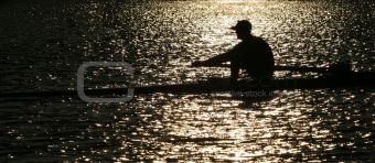 Rowing alone