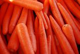 red carrot in the food markets