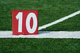 Football ten yard marker