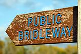 public bridleway sign