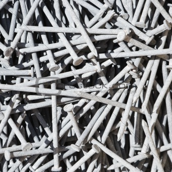 Pile of nails.