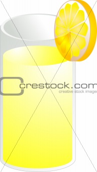 Lemonade in glass