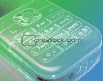 Phone keypad green