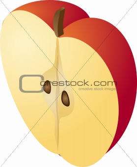 Half apple