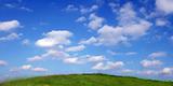 Background Of Sky And Clouds above the hill