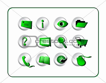 Green Icon Set