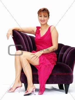 Woman in a chair