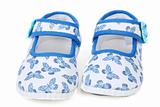 Blue baby sandals