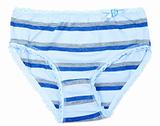 Blue striped male undershorts