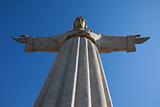 Jesus Christ monument in Lisbon, Portugal 