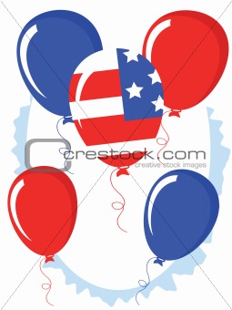 Independence day,balloons
