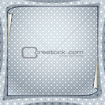 Design background with striped paper page.