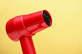 Red Hairdryer Closeup