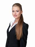 woman manager in a suit 