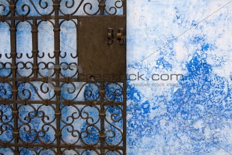 Moroccan iron gate