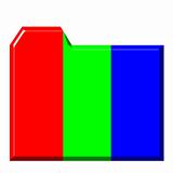 3d Colorful Folder