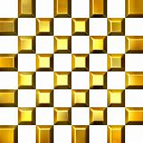 3D Golden Tiles
