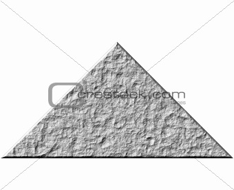 3D Rock Pyramid