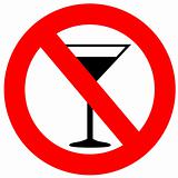 No Alcohol Sign