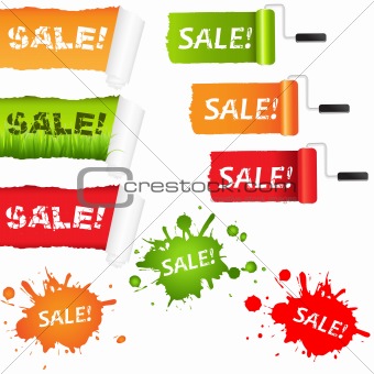 Set Sale Paper Elements
