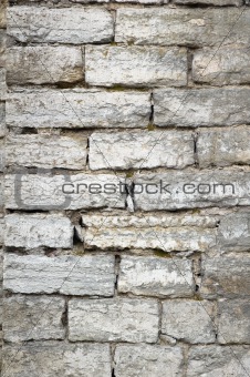 Wall from limestone, a background
