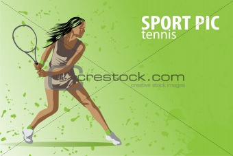 tennis illustration