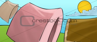 clothes drying