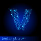 One letter of broken glass - V