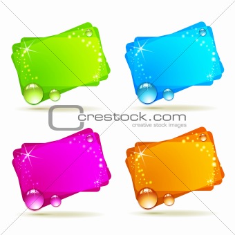 Abstract background with drops