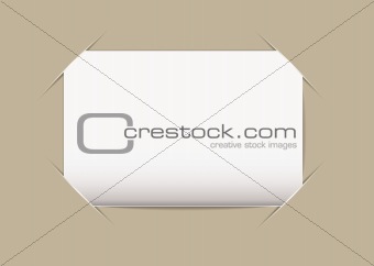 Business card blank