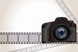 Camera and film background